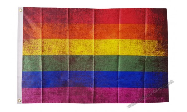 Rainbow (Grunge) Flag